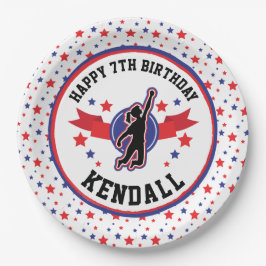 Ninja Warrior Meisjes Verjaardagsfeestje Papieren Bordje