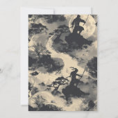 Ninja Warrior Ninja Mask Verjaardag Kaart (Achterkant)