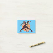 Ninja Warrior Ontwerp Post-it® Notes (Op bureau)