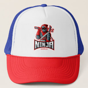 Ninja Warrior ontwerp Trucker Pet