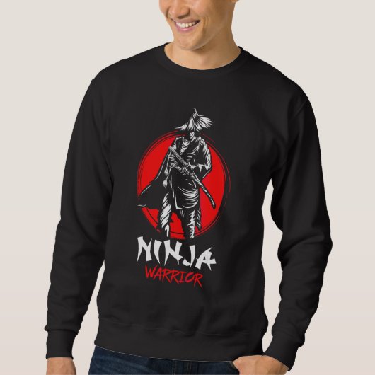 Ninja Warrior Samurai Japans Bloedvlek Katana S Trui (Voorkant)