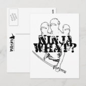 NINJA WAT? BRIEFKAART (Voorkant / Achterkant)