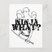 NINJA WAT? BRIEFKAART (Voorkant)
