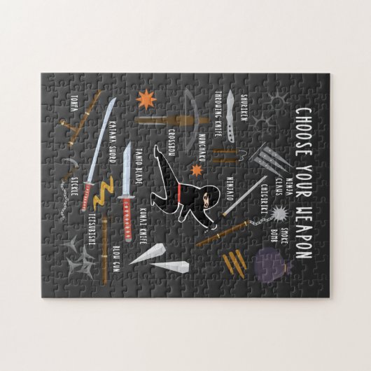 Ninja Weapons Legpuzzel (Horizontaal)