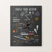 Ninja Weapons Legpuzzel (Verticaal)