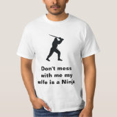 Ninja Wife T-shirt (Voorkant)