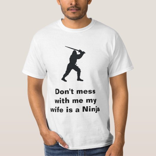 Ninja Wife T-shirt (Voorkant)