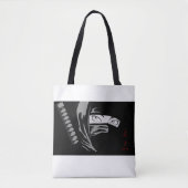 Ninja Woman Kunoichi Tote Bag (Voorkant)