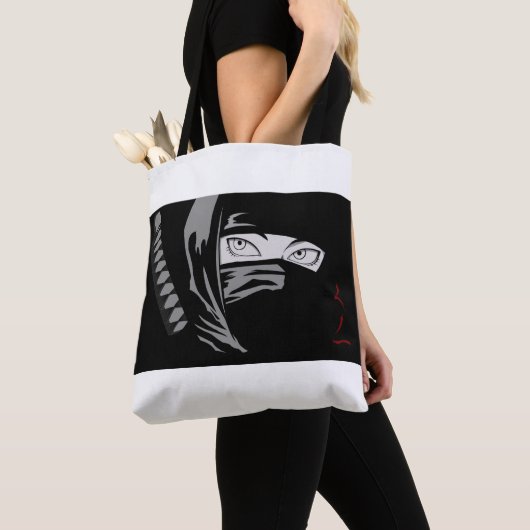 Ninja Woman Kunoichi Tote Bag (Dichtbij)