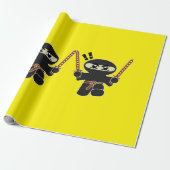Ninja Wrapping Paper Cadeaupapier (Uitgerold)