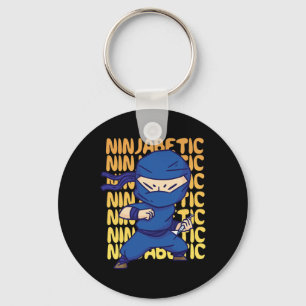 Ninjabetic Diabetische Ninja - Diabetes Bewustzijn Sleutelhanger