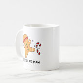 Ninjabread Man Funny Gingerbrood Pun Koffiemok (Voorkant links)