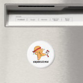 Ninjabread Man Funny Gingerbrood Pun Magneet (Insitu (Vaatwasser))