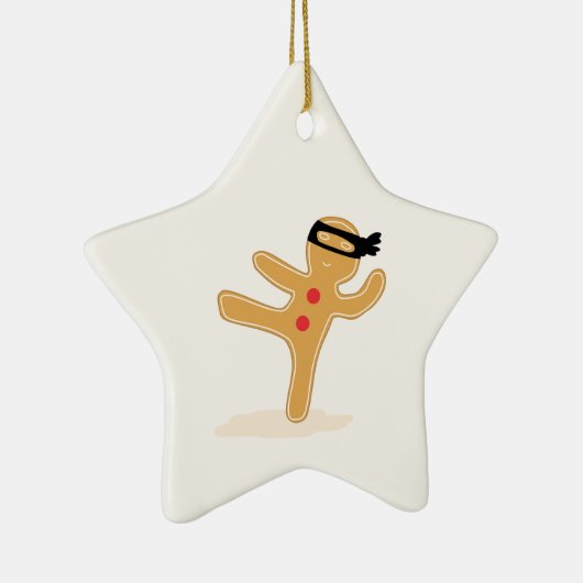 Ninjabread Man Keramisch Ornament (Rechts)