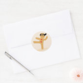 Ninjabread Man Ronde Sticker (Envelop)