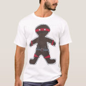 Ninjabread Man (rood) T-shirt (Voorkant)