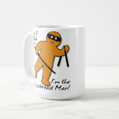 Ninjabread Ninja Gebruid Mannetje Funny Mok (Voorkant links)