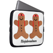 Ninjabreadman biscuit (cookie) Electronics Bag Laptop Sleeve (Voorkant Rechts)