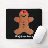 Ninjabreadman biscuit (cookie) muispad muismat (Met muis)