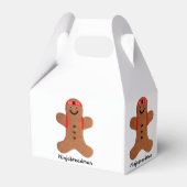 Ninjabreadman biscuit (koekje) bedankdoosjes (Voorkant Zijde)