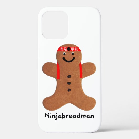 Ninjabreadman biscuit (koekje) Case-Mate iPhone case (Achterkant)