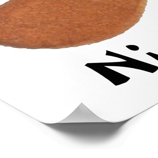 Ninjabreadman biscuit (koekje) poster (Hoek)