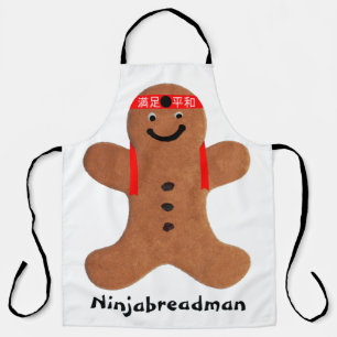 Ninjabreadman biscuit (koekje) schort