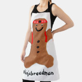 Ninjabreadman biscuit (koekje) schort (Insitu)