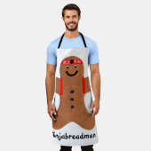 Ninjabreadman biscuit (koekje) schort (Gedragen)