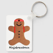 Ninjabreadman biscuit (koekje) sleutelhanger (Achterkant)