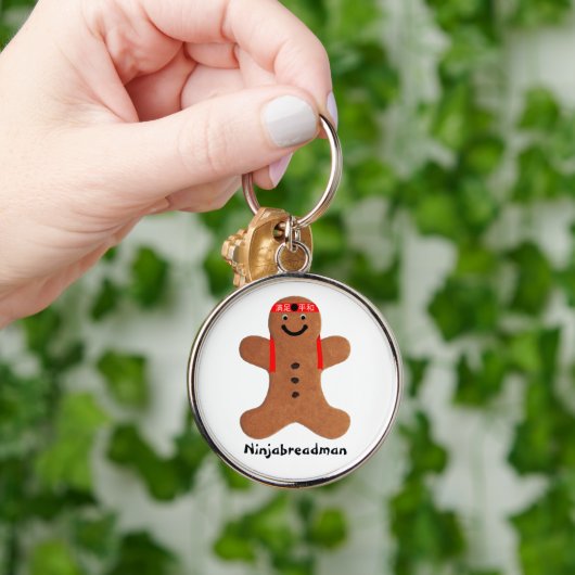 Ninjabreadman biscuit (koekje) sleutelhanger (Hand)