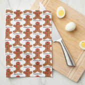 Ninjabreadman biscuit (koekje) theedoek (Quarter Fold)