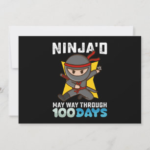 Ninja'd mei weg door 100 dagen van de school kaart