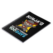 Ninja'd mei weg door 100 dagen van de school notitieboek (Linkerzijde)
