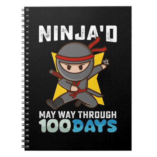Ninja'd mei weg door 100 dagen van de school notitieboek (Voorkant)