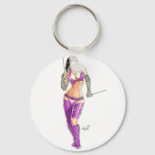 NinjaGirl Sleutelhanger (Voorkant)