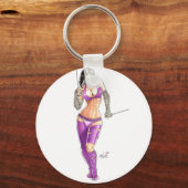 NinjaGirl Sleutelhanger (Voorkant)