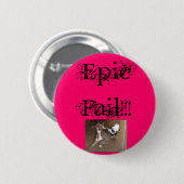 ninjakittycat, Epic Fail!!! Ronde Button 5,7 Cm (Voorkant /achterkant)