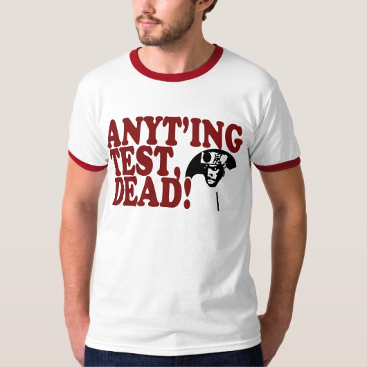 Ninjaman any Test Dead Ringer T-Shirt (Voorkant)