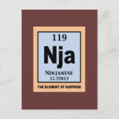 Ninjanese Briefkaart (Voorkant)