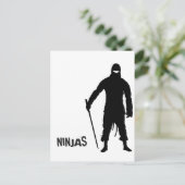Ninjas Briefkaart (Staand voorkant)