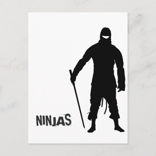 Ninjas Briefkaart (Voorkant)