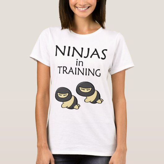 Ninjas in opleiding t-shirt (Voorkant)