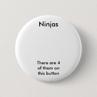 Ninjas Ronde Button 5,7 Cm