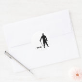 Ninjas Ronde Sticker (Envelop)