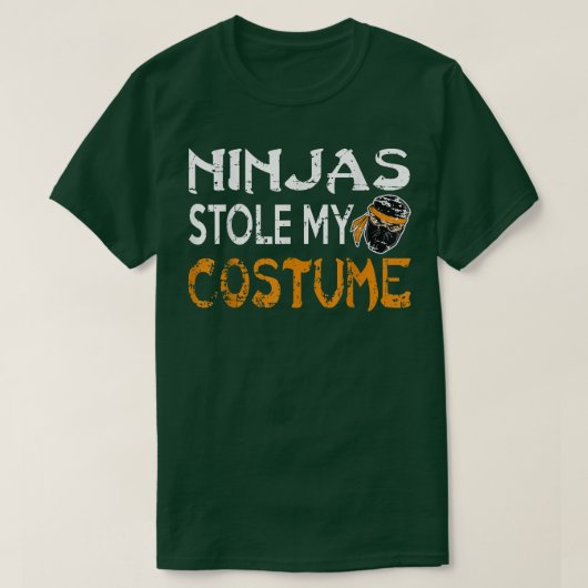 Ninjas Stole My Costume Funny Alternative Heiwee T-shirt (Design voorkant)