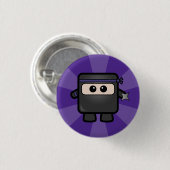 Ninjas vs. Pirates Ronde Button 3,2 Cm (Voorkant /achterkant)