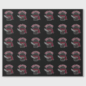 Ninjava Funny Ninja Java Coffee Pun Dark BG Cadeaupapier (Vlak)