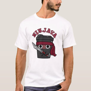 Ninjava Funny Ninja Java Coffee Pun T-shirt