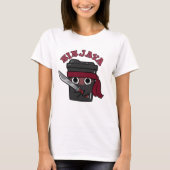 Ninjava Funny Ninja Java Coffee Pun T-shirt (Voorkant)